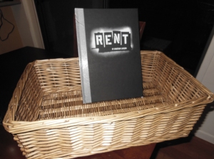 Hardcover Rent book $1 and basekt $2
