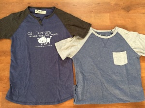 Two baseball style shirts $1 each